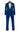 SLIM-FIT BLUE VELVET TUXEDO SUIT FOR MEN
