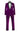 SLIM-FIT PURPLE VELVET TUXEDO SUIT FOR MEN